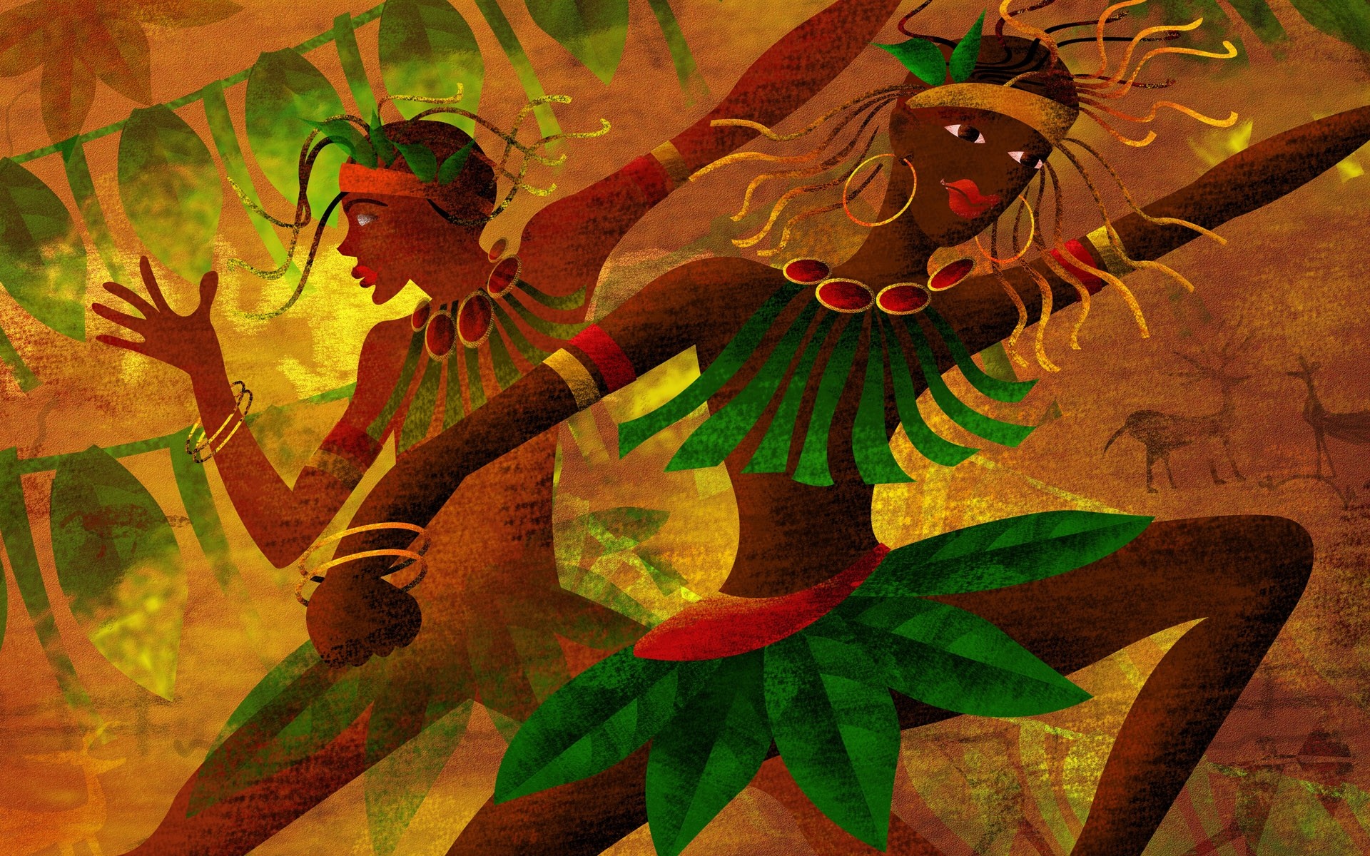 HD African Art Wallpaper