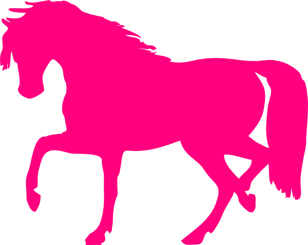 Pink Horse Clip Art At Clker Vector Online Royalty