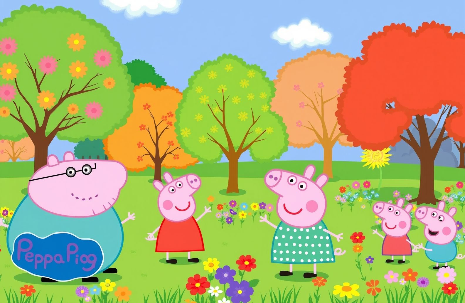 Peppa Pig Hd Wallpaper
