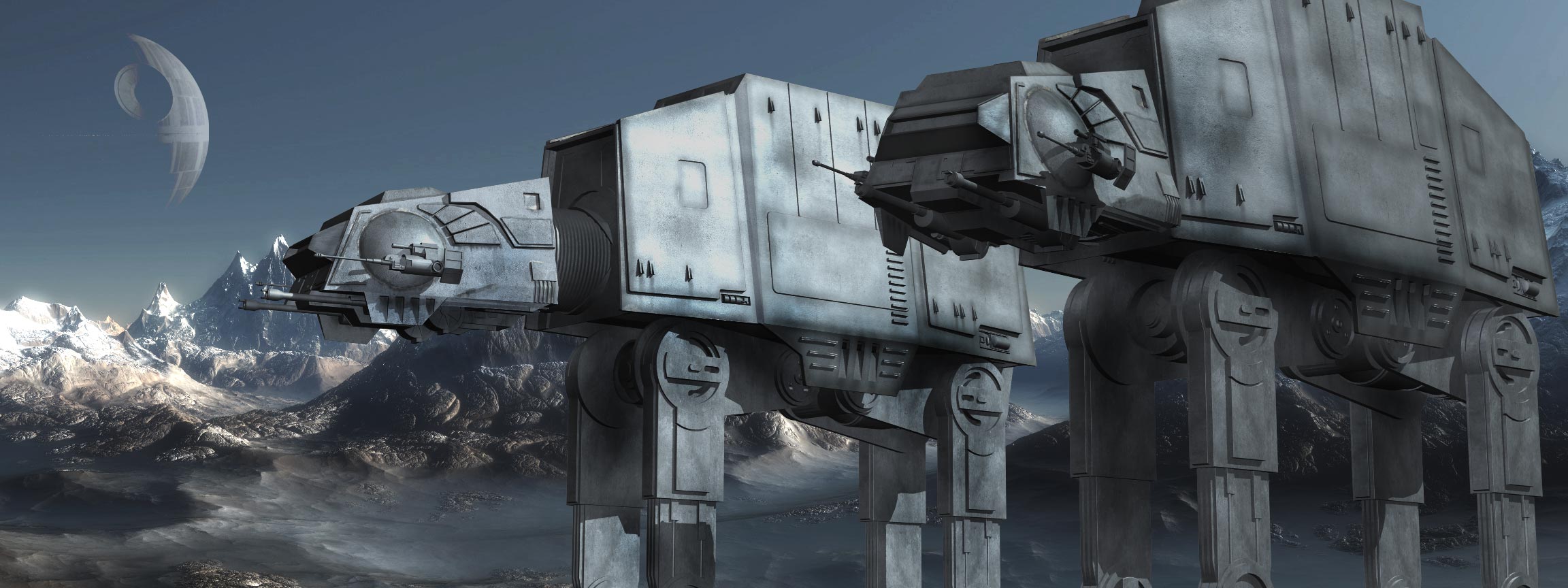 2304 864 AT AT Imperial Walker Wallpaper So this is what Im