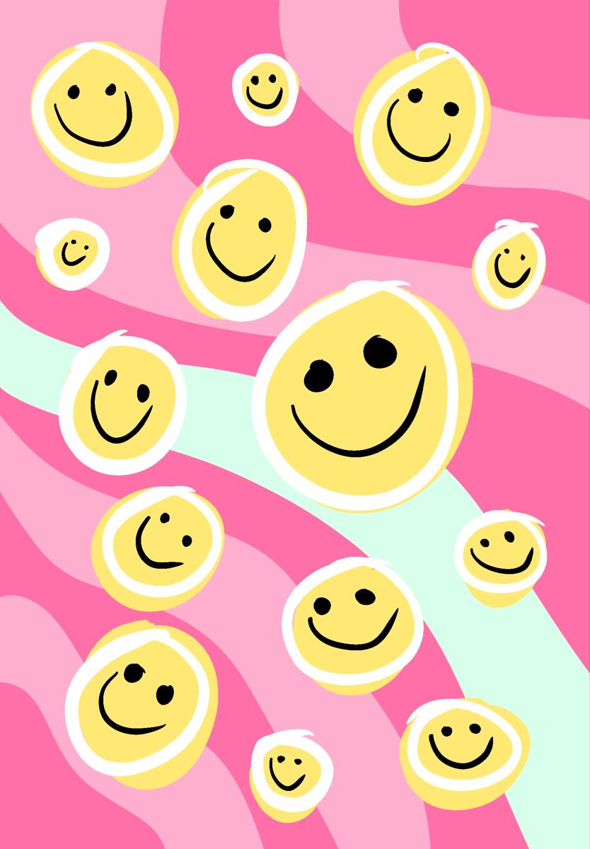 Smiley Background Wallpaper