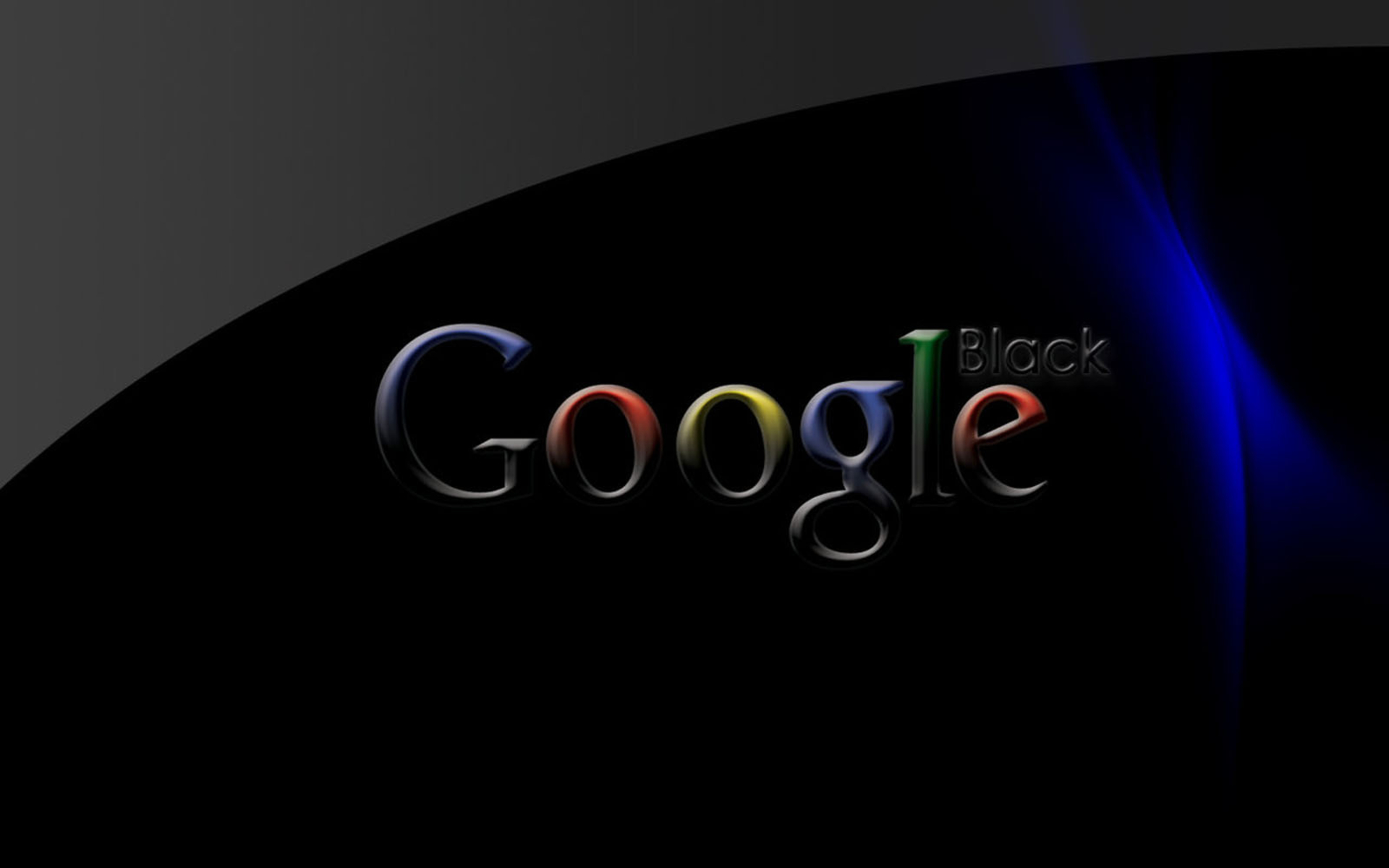 Black Google Wallpaper 1920x1200