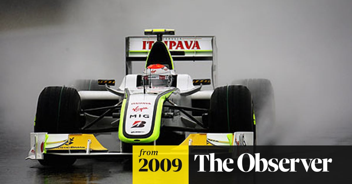 Jenson Button Suffers Amid Storm As Rubens Barrichello Shines