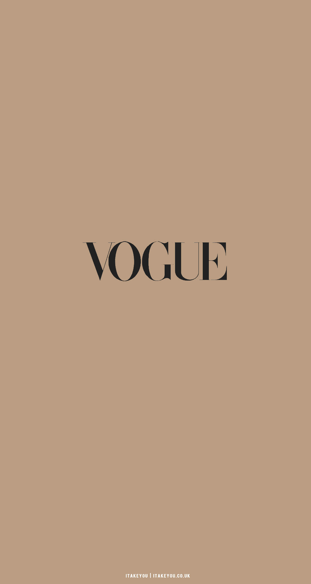 Cute Brown Aesthetic Wallpaper For Phone Vogue Simple Beige