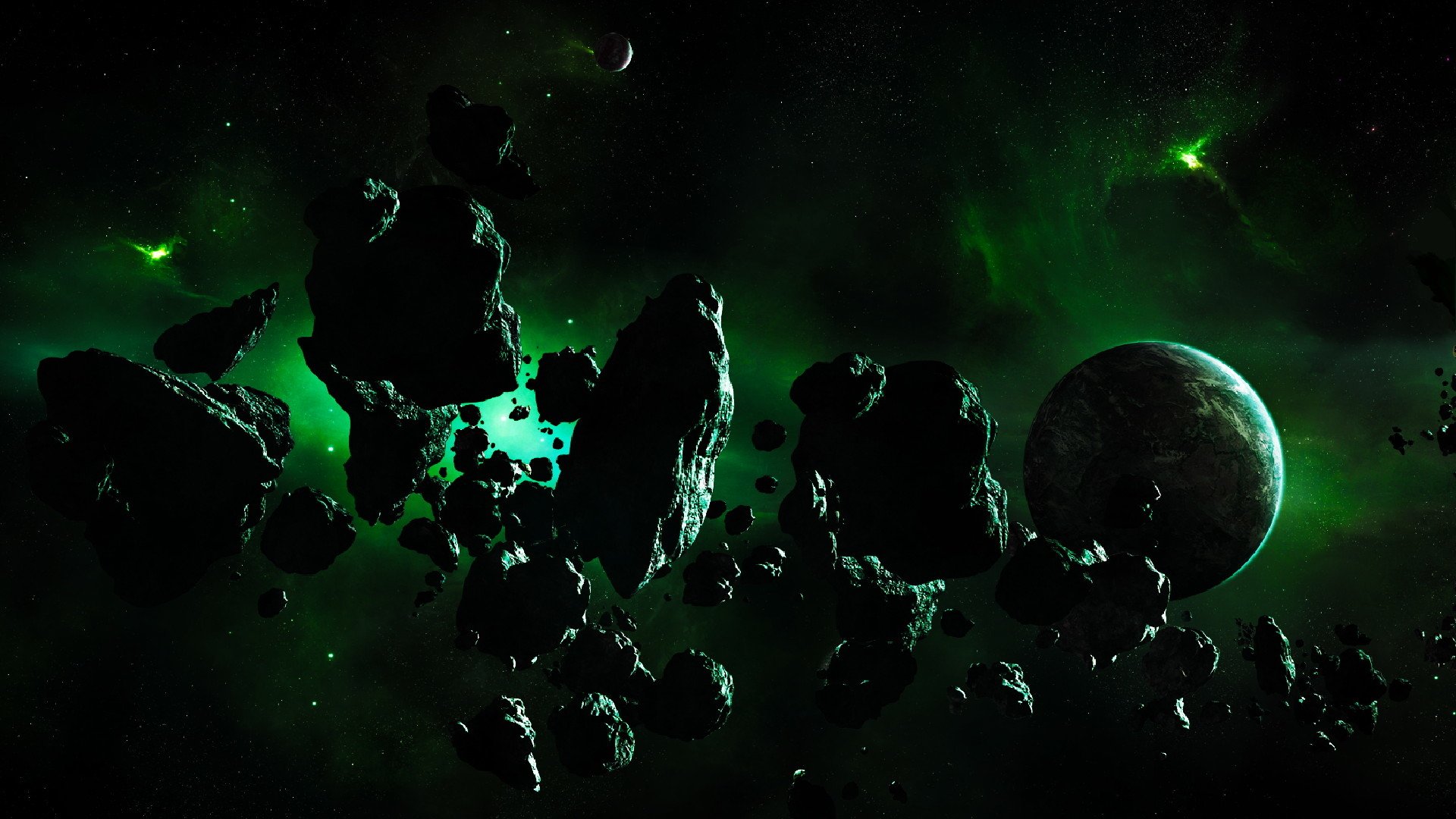 Asteroid Background Image HD Wallpaper