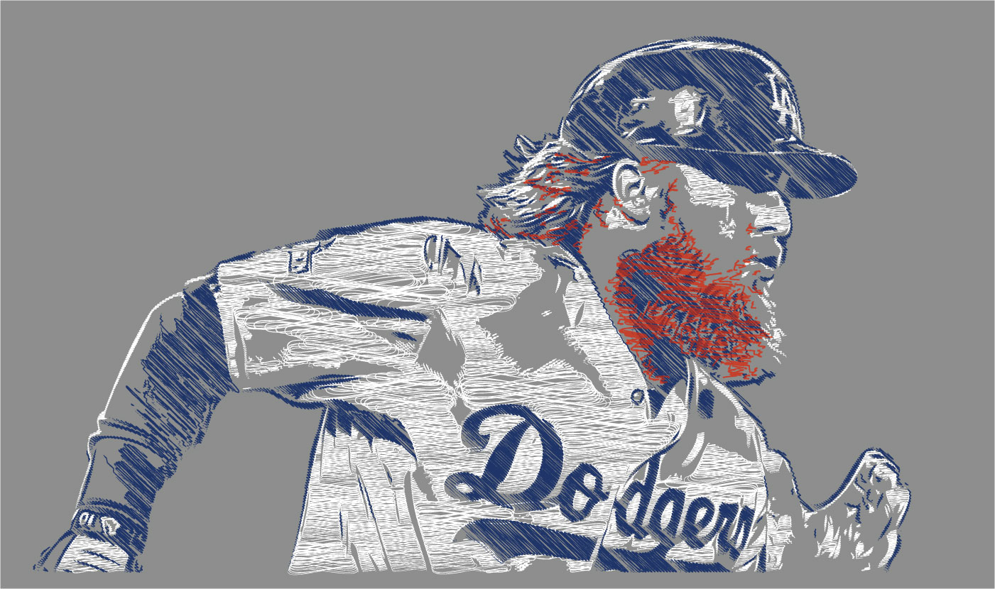 One Of Your Game Hero S Justin Turner Fan Art Dodgers