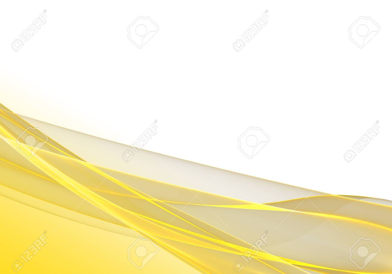 Abstract Background Waves White And Yellow