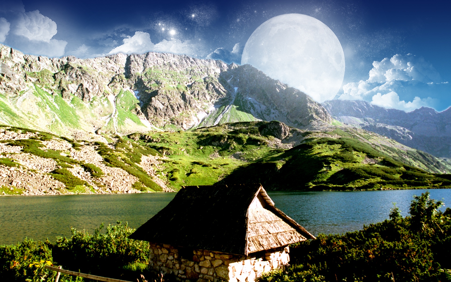 Dreamy Mountain Desktop Pc And Mac Wallpaper