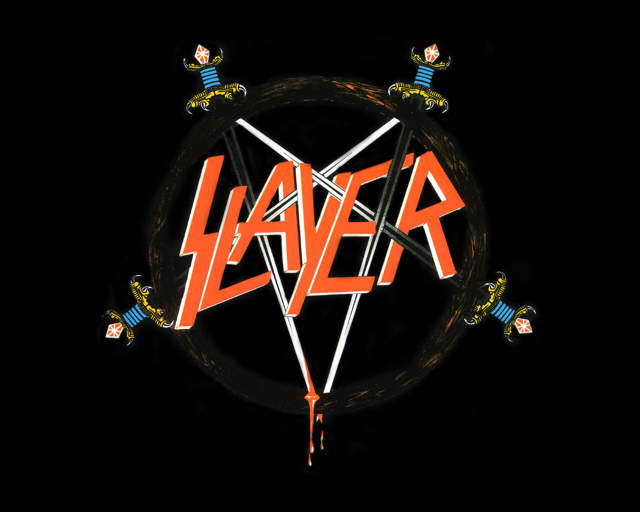 Slayer Wallpaper Logo Right Click To Save