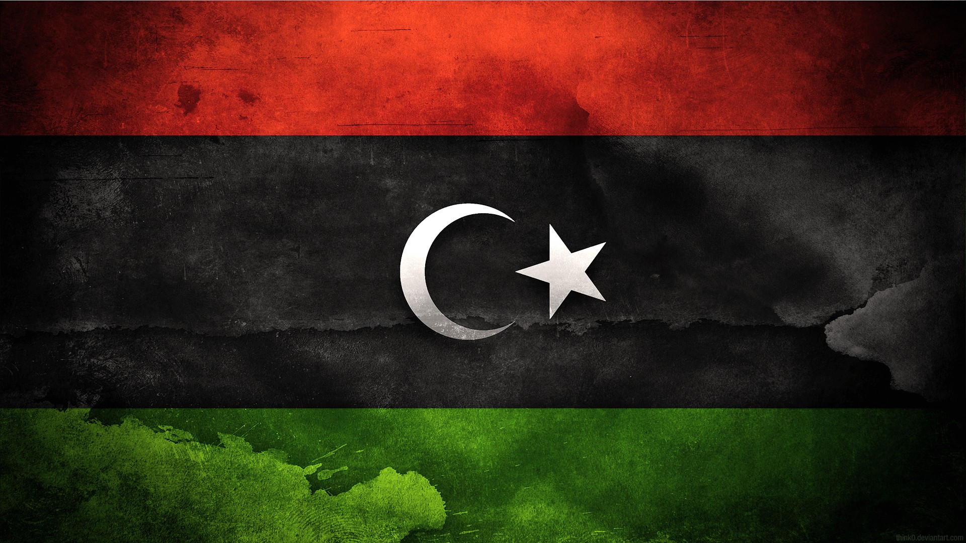 Flag Of Libya HD Wallpaper Background Image Id