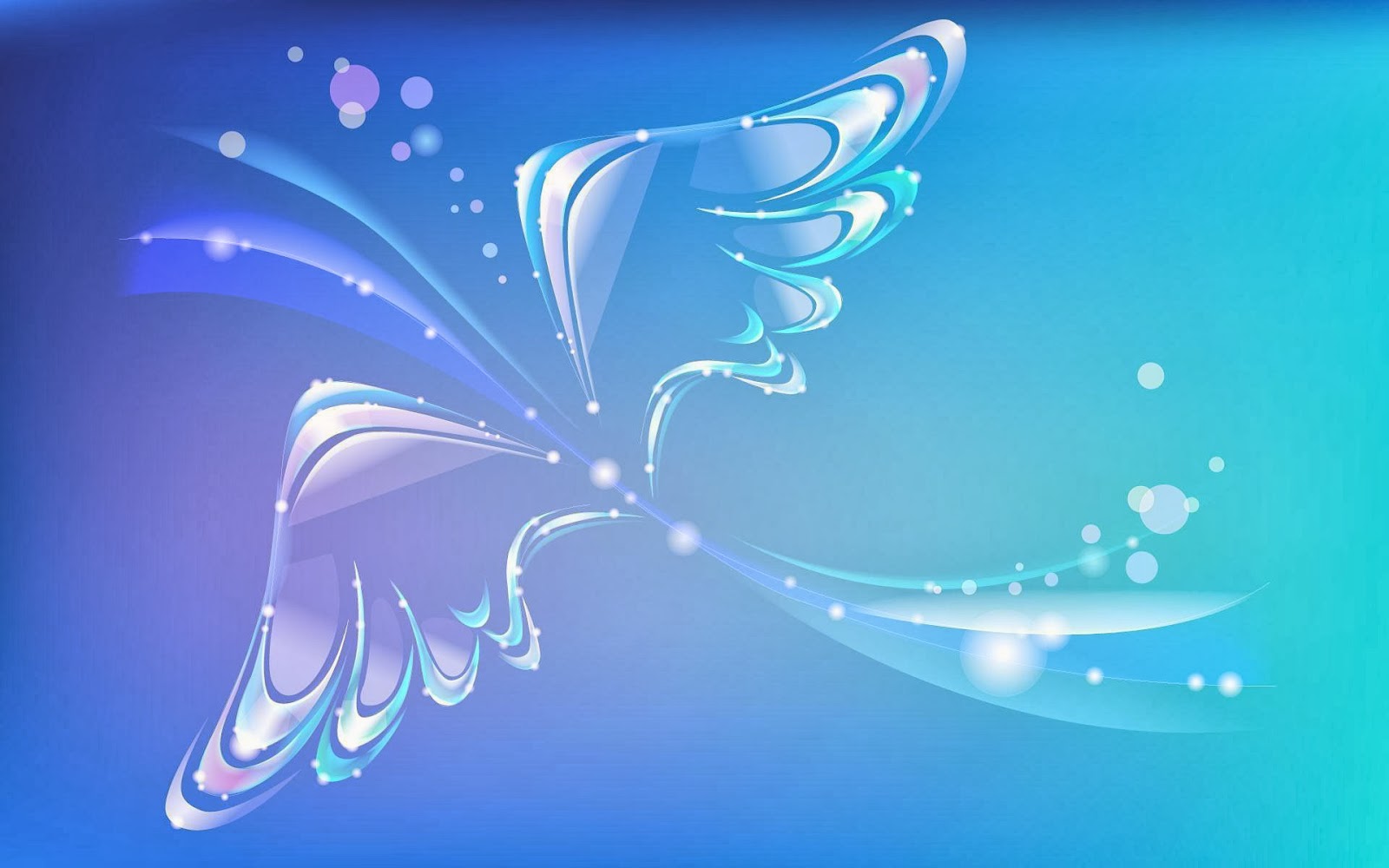 Blue Butterfly 3d Desktop Wallpaper Beautiful