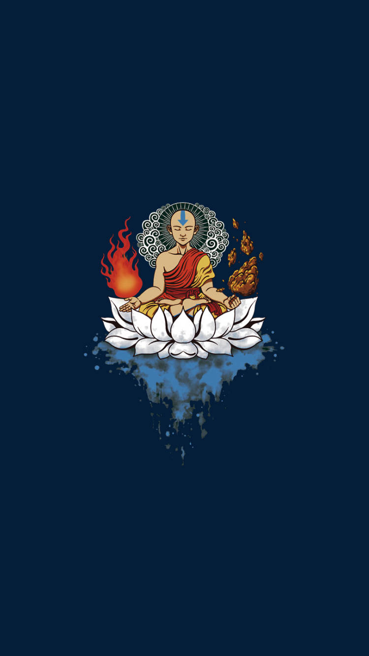 Download Avatar The Last Airbender Aesthetic Meditating Aang