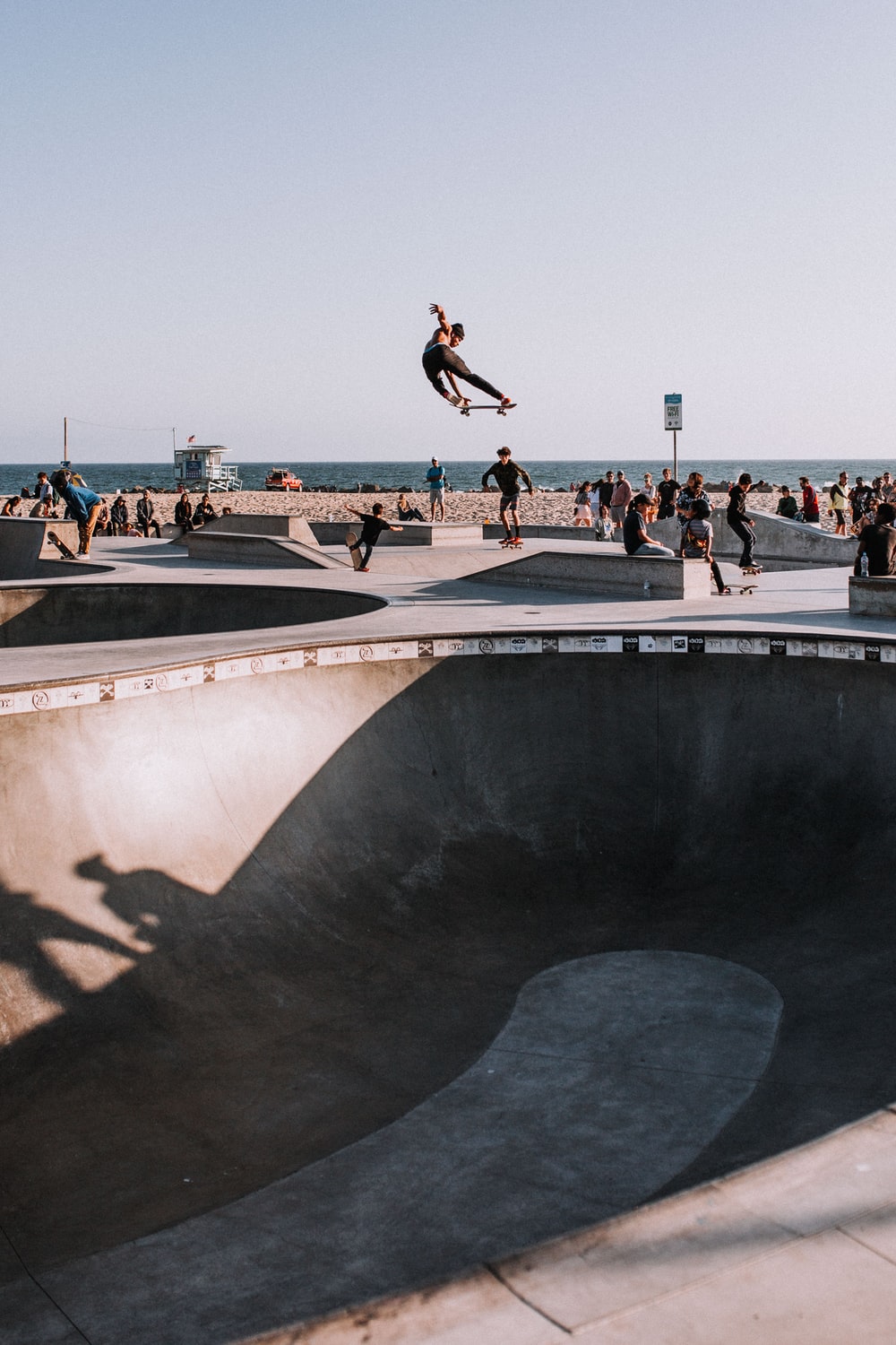 Venice Beach Skate Park Pictures Image