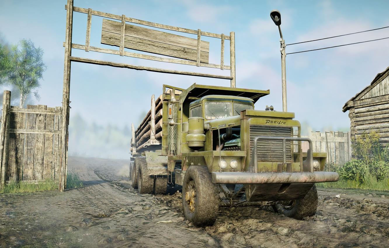 Wallpaper HDR Wood Truck Game Village UHD Xbox One X