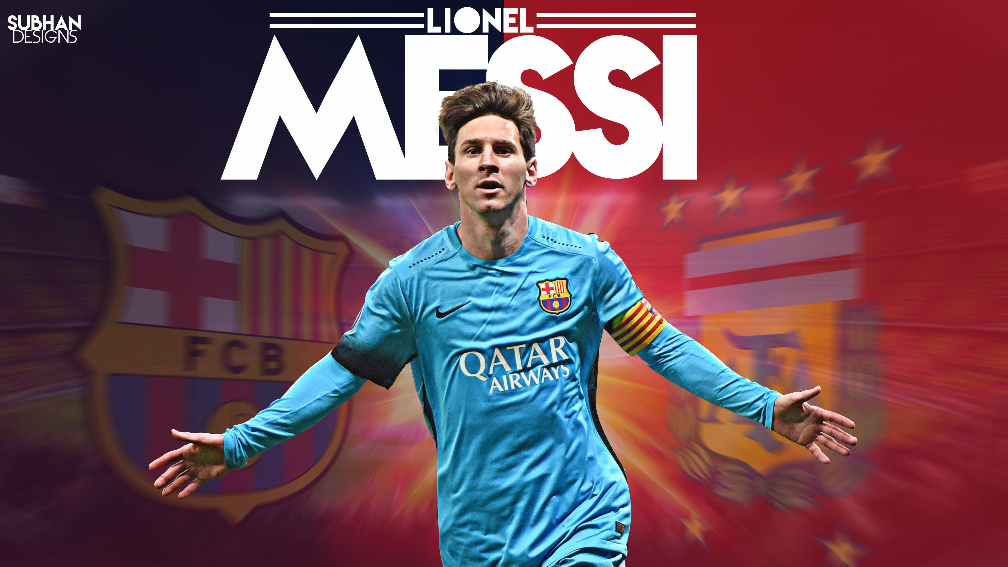 Lionel Messi 2016 wallpaper 4K by subhan22 on