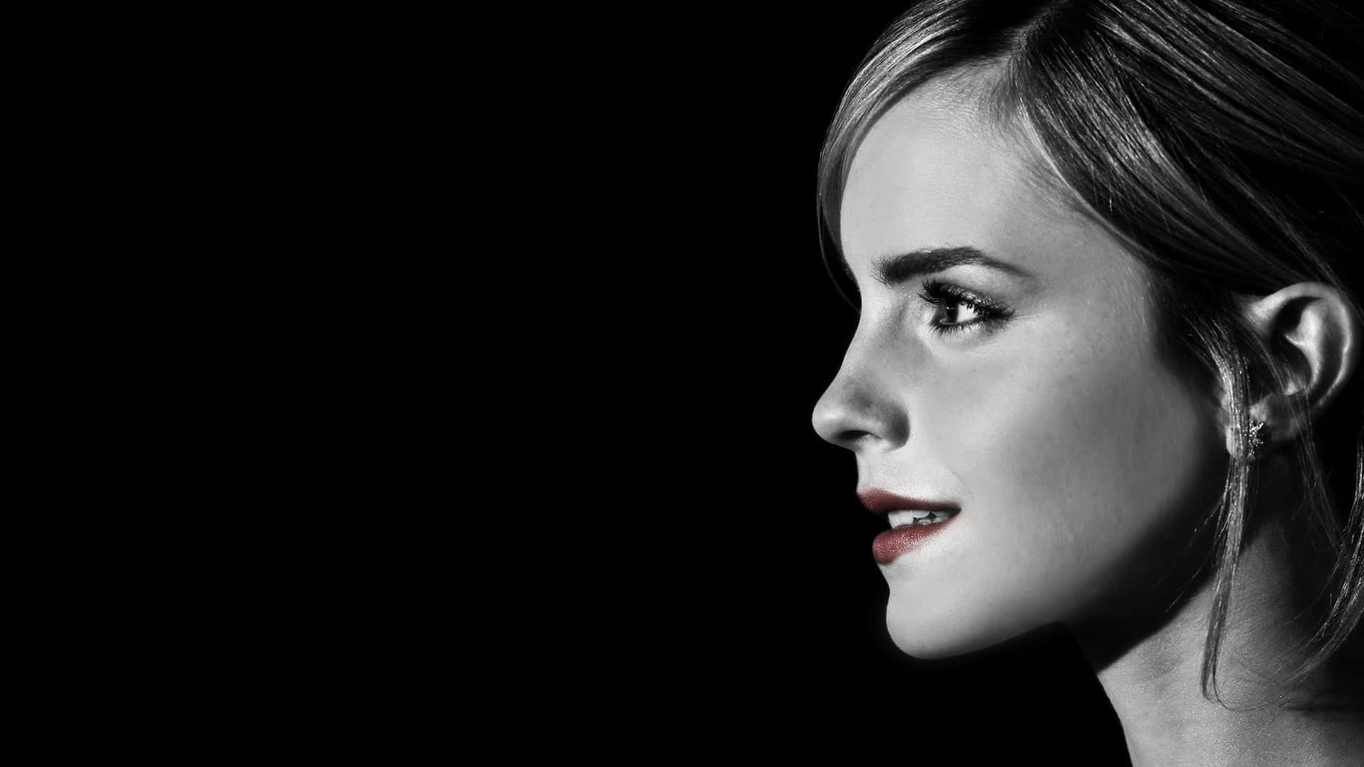 Gorgeous Woman Profile Wallpaper