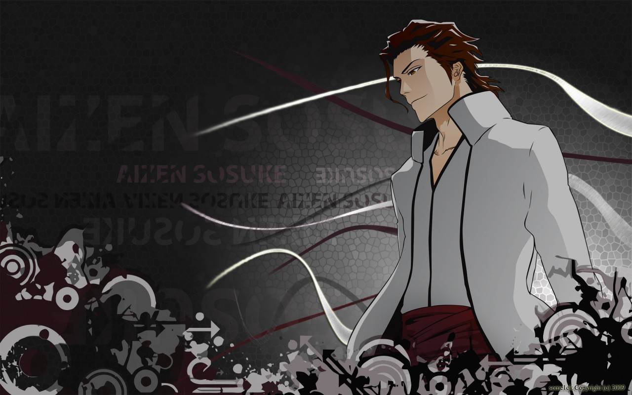 The Bleach Anime Wallpaper Titled Sosuke Aizen