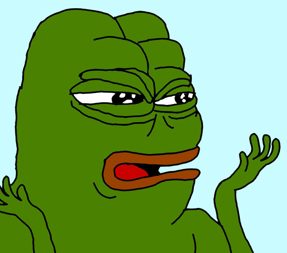 Rare Disgusted Pepe by Fazboggle