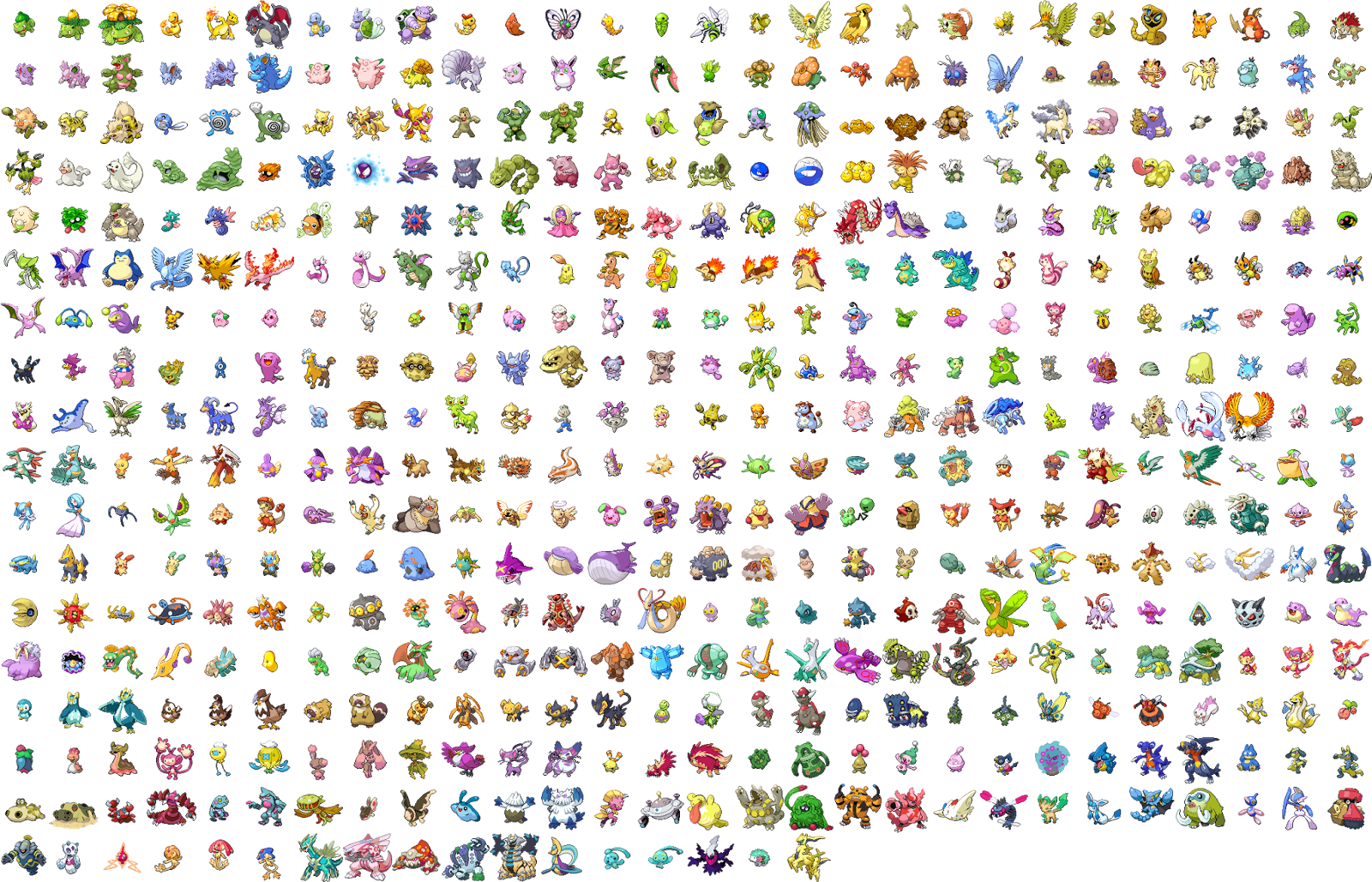  Wallpapers and Pictures Pokemon Pictures All Shiny Pokemon Picture 1600x1029