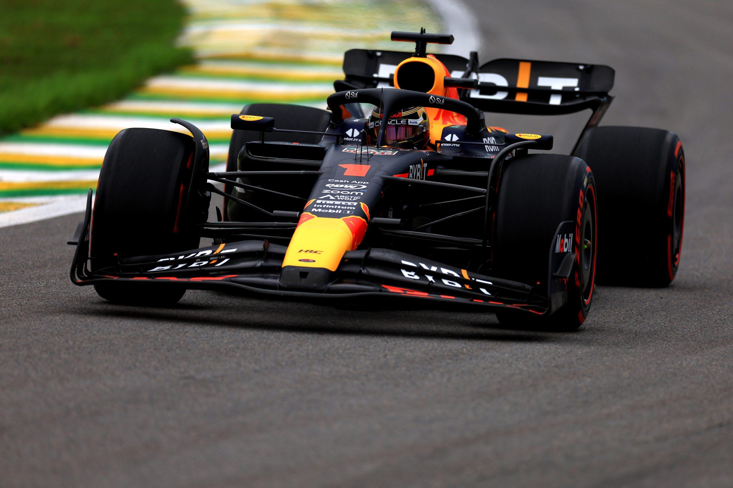 Verstappen Takes Brazil Pole Aston Martin Lock Out Second Row