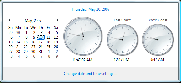 Time Zone Clocks For Desktop