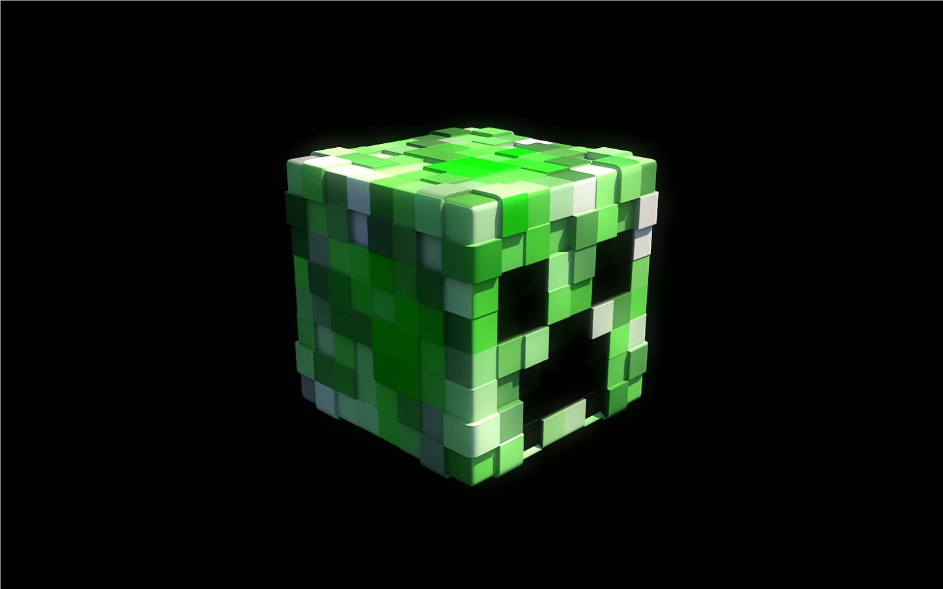 Free Download Minecraft Creeper Face Wallpaper 3d Games Wallpapers