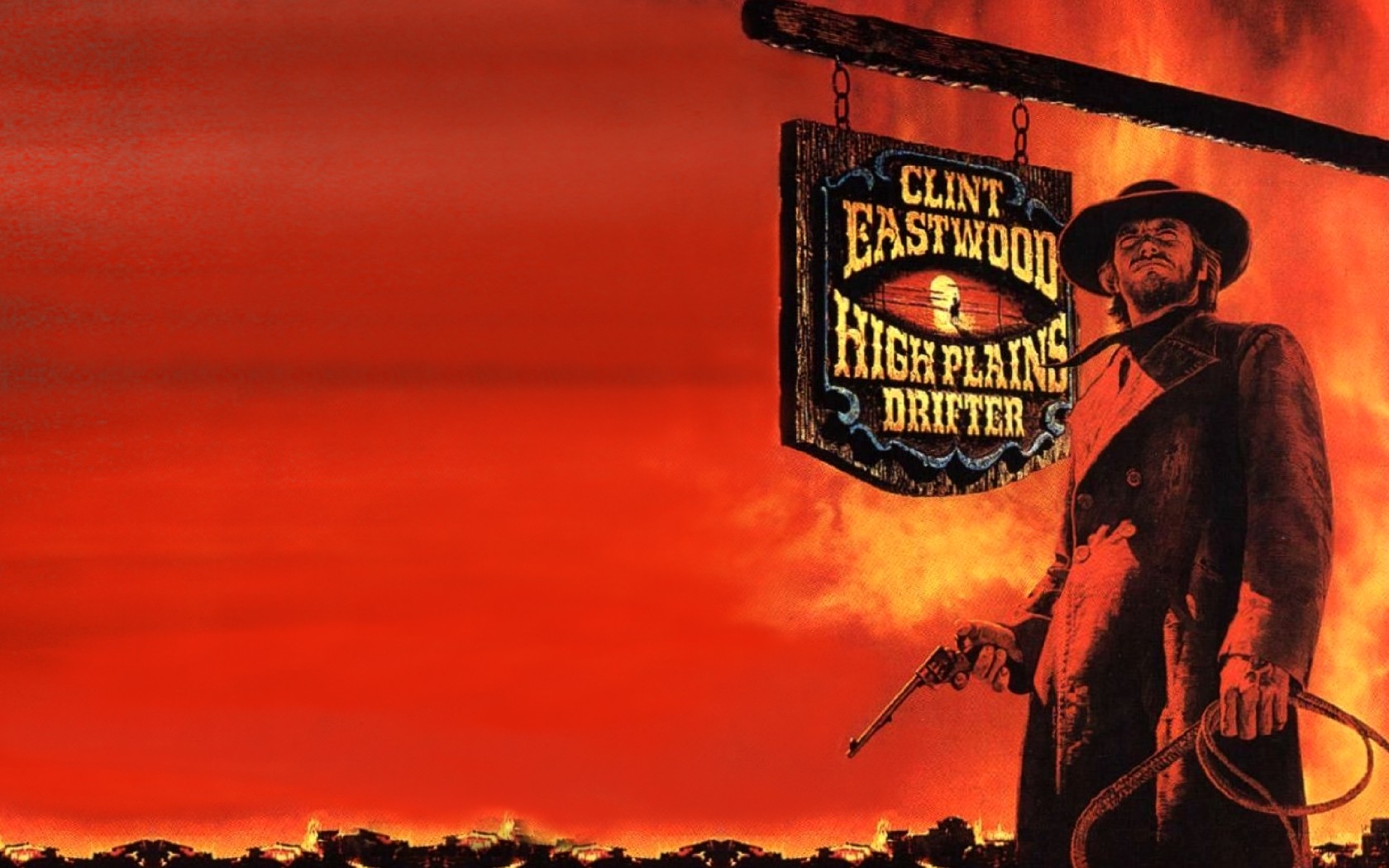 High Plains Drifter Western Clint Eastwood H Wallpaper