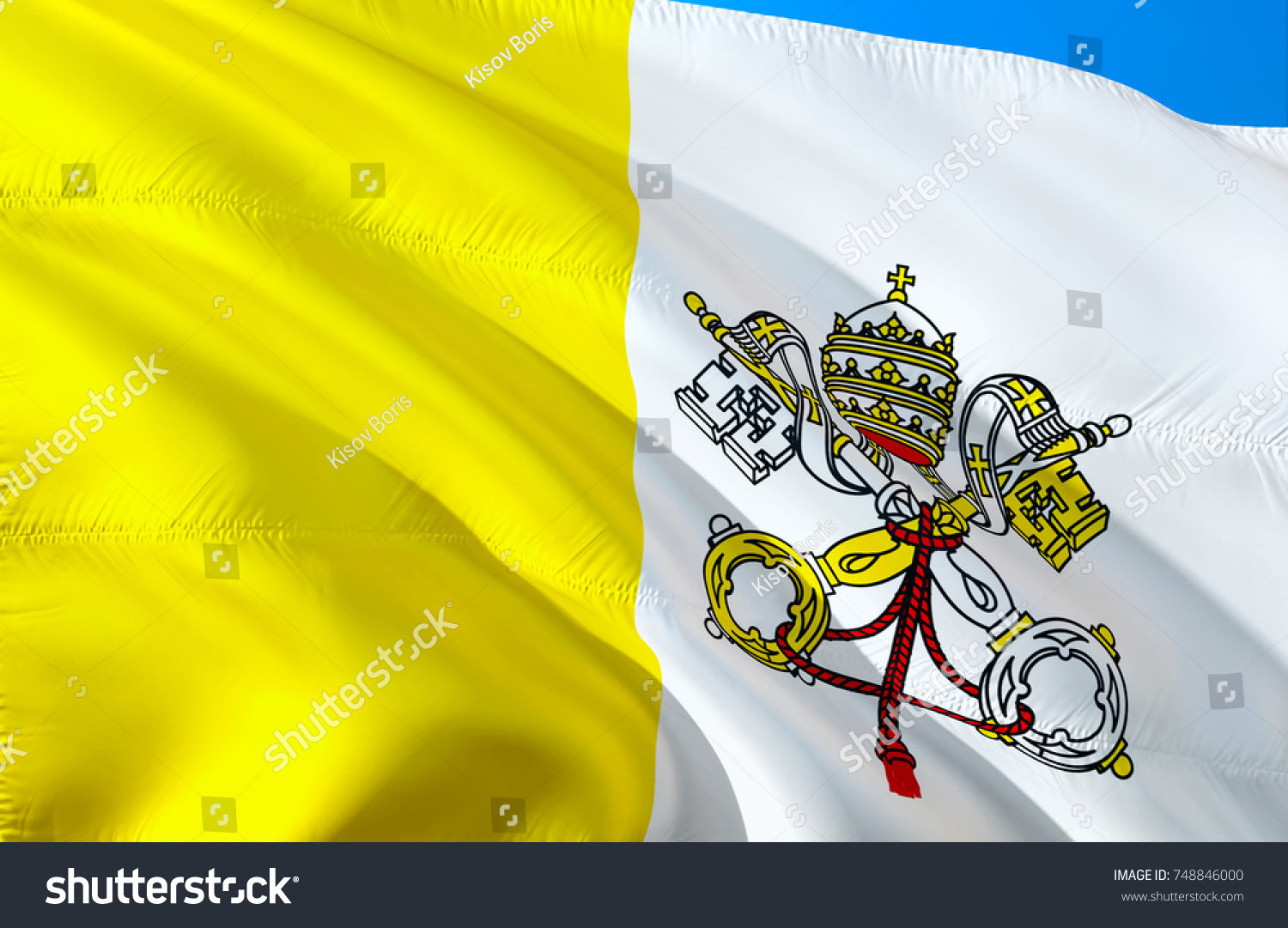 Royalty Stock Illustration Of Vatican City State Flag