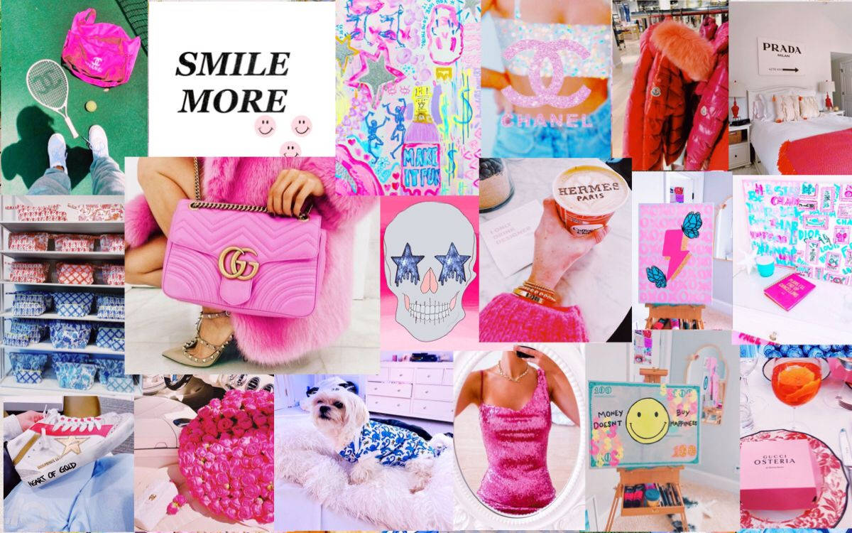 Pink Preppy Wallpaper