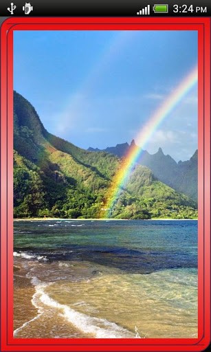 3D Live Rainbow Live Wallpaper App for Android