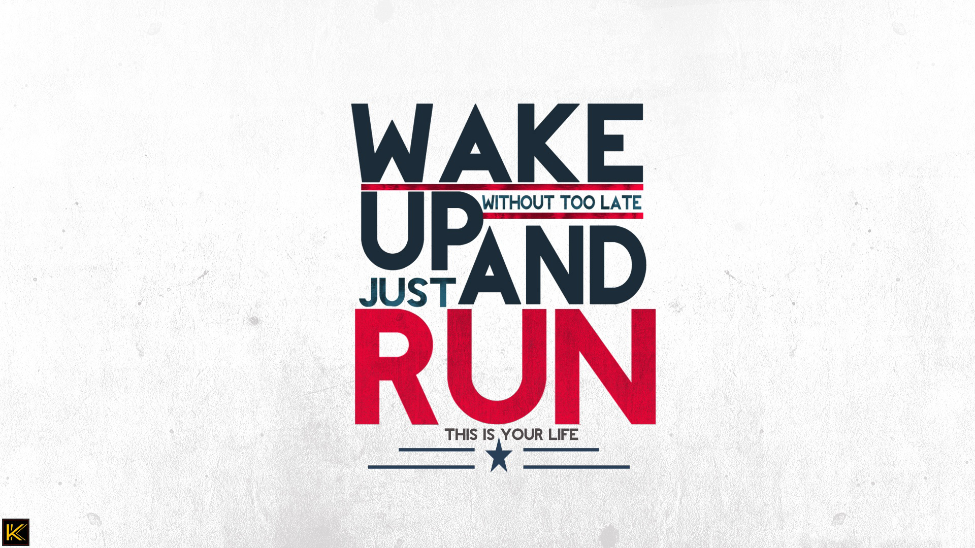 Wake Up And Run Widescreen Wallpaper Wide