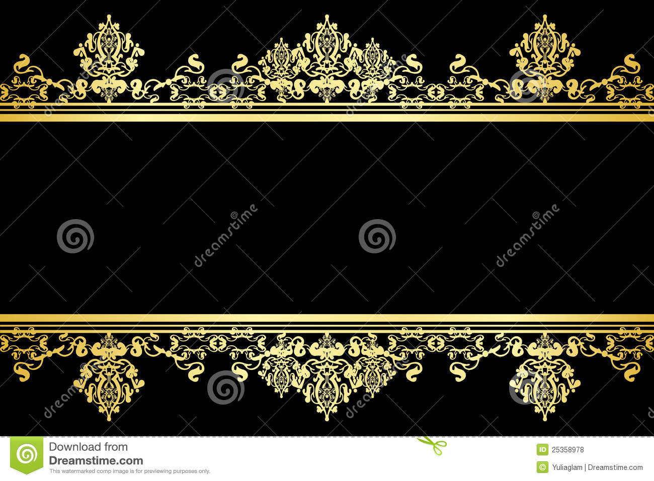 Black And Gold Background Background Wallpaper