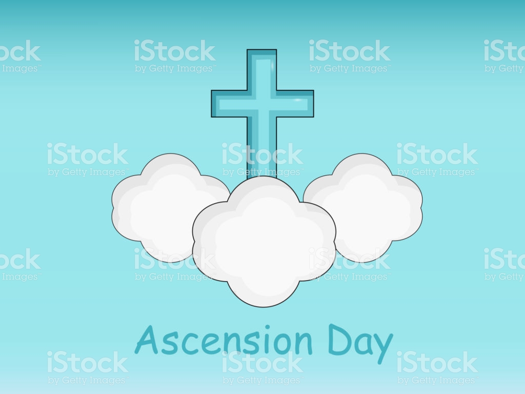 Illustration Of Ascension Day Background Stock
