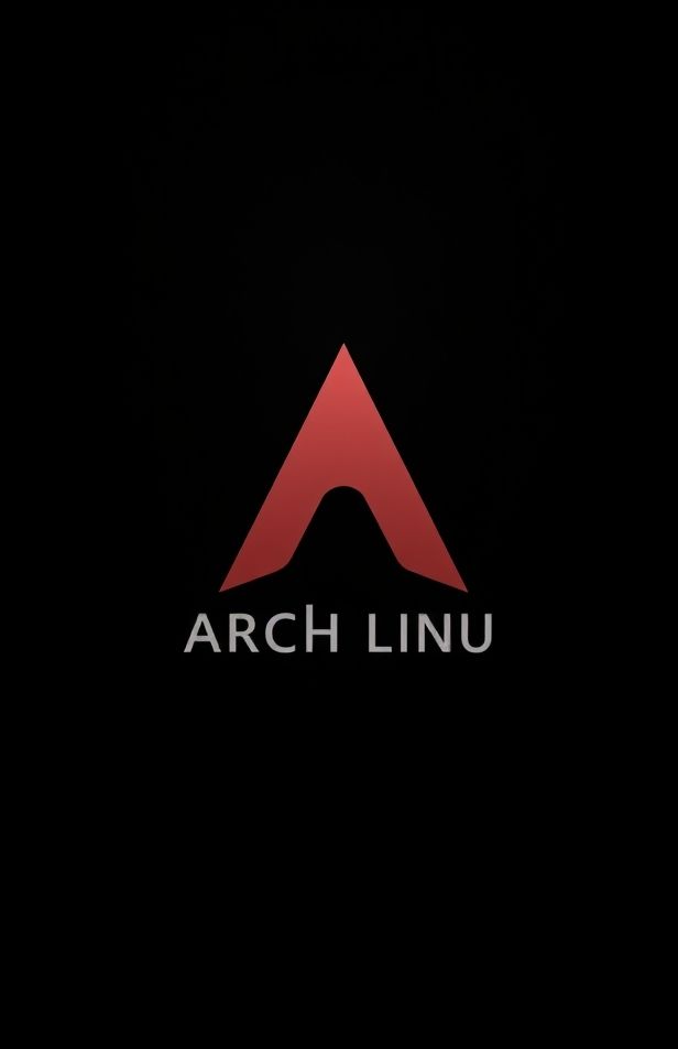 Black Arch Linux Wallpaper