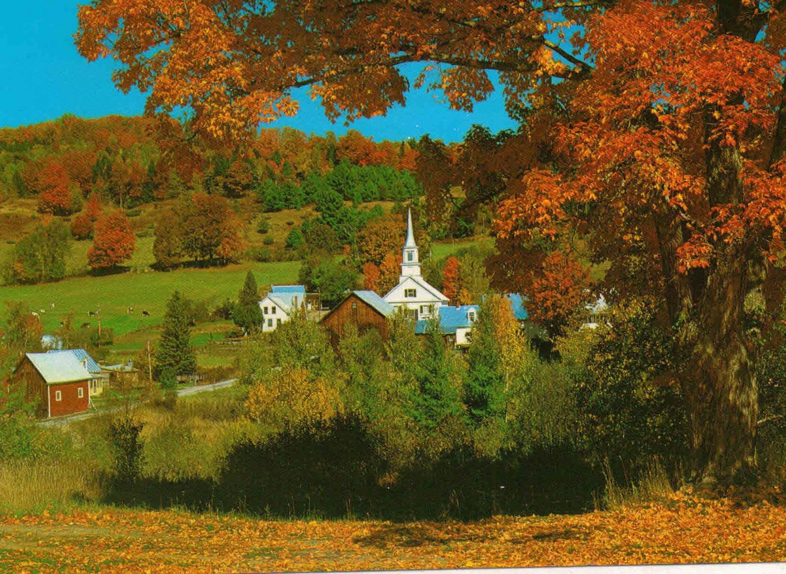 New England Fall Wallpaper