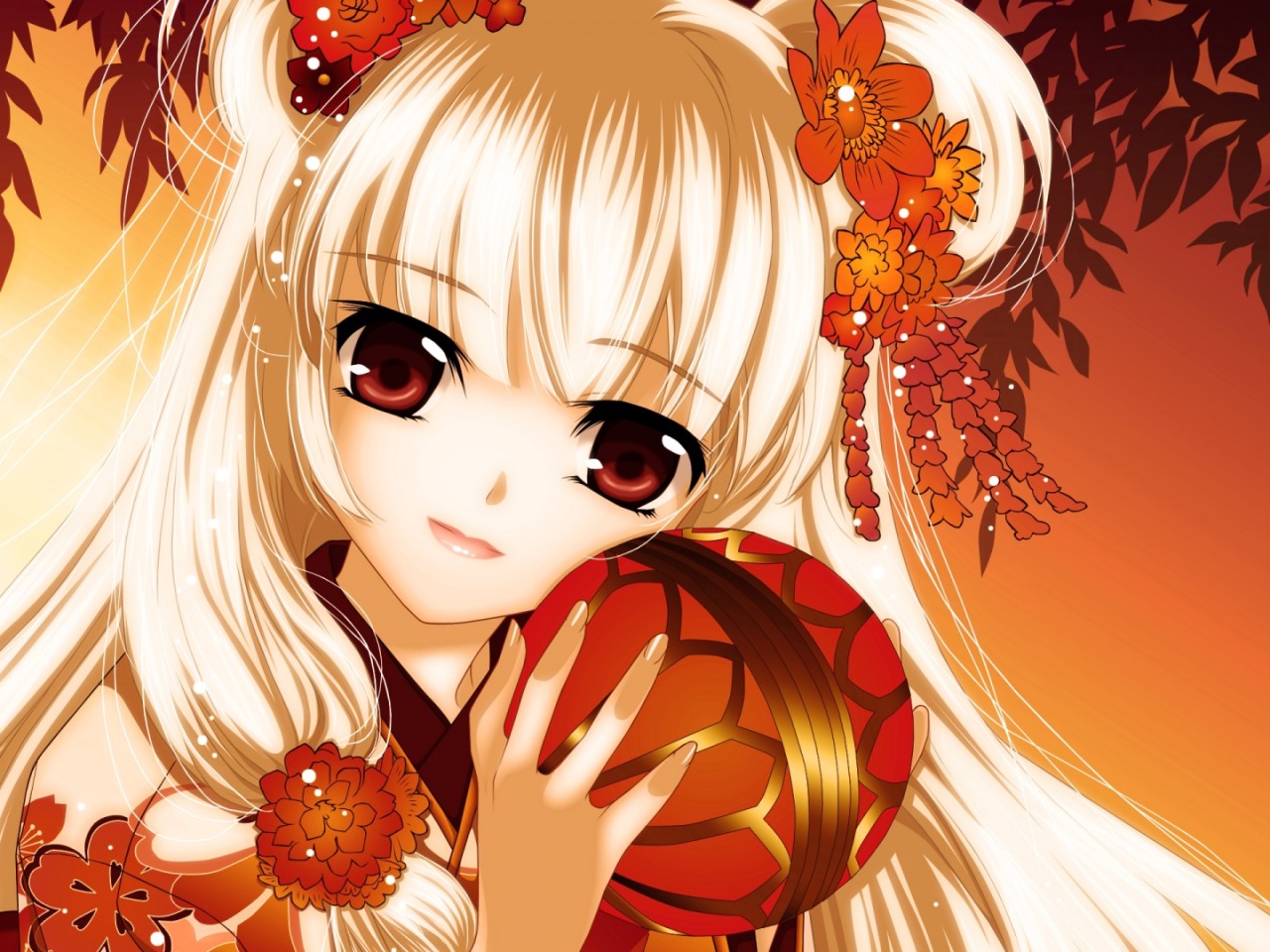 Beautiful Anime Girl HD Wallpaper