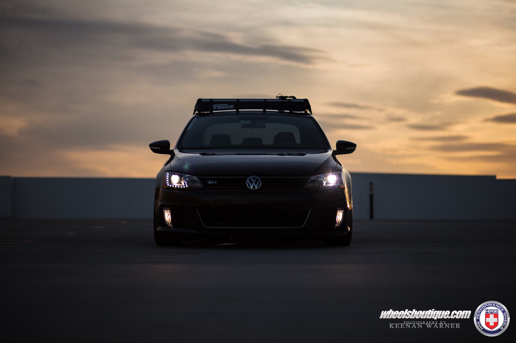 Volkswagen Jetta Sedan Gli Hre Wheels Tuning Cars Black