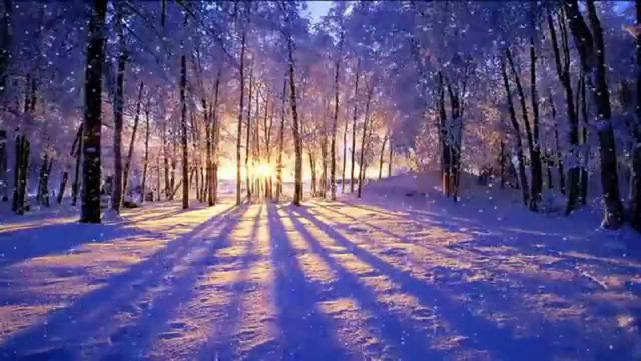 Desktop Wallpaper Winter Sunset Background