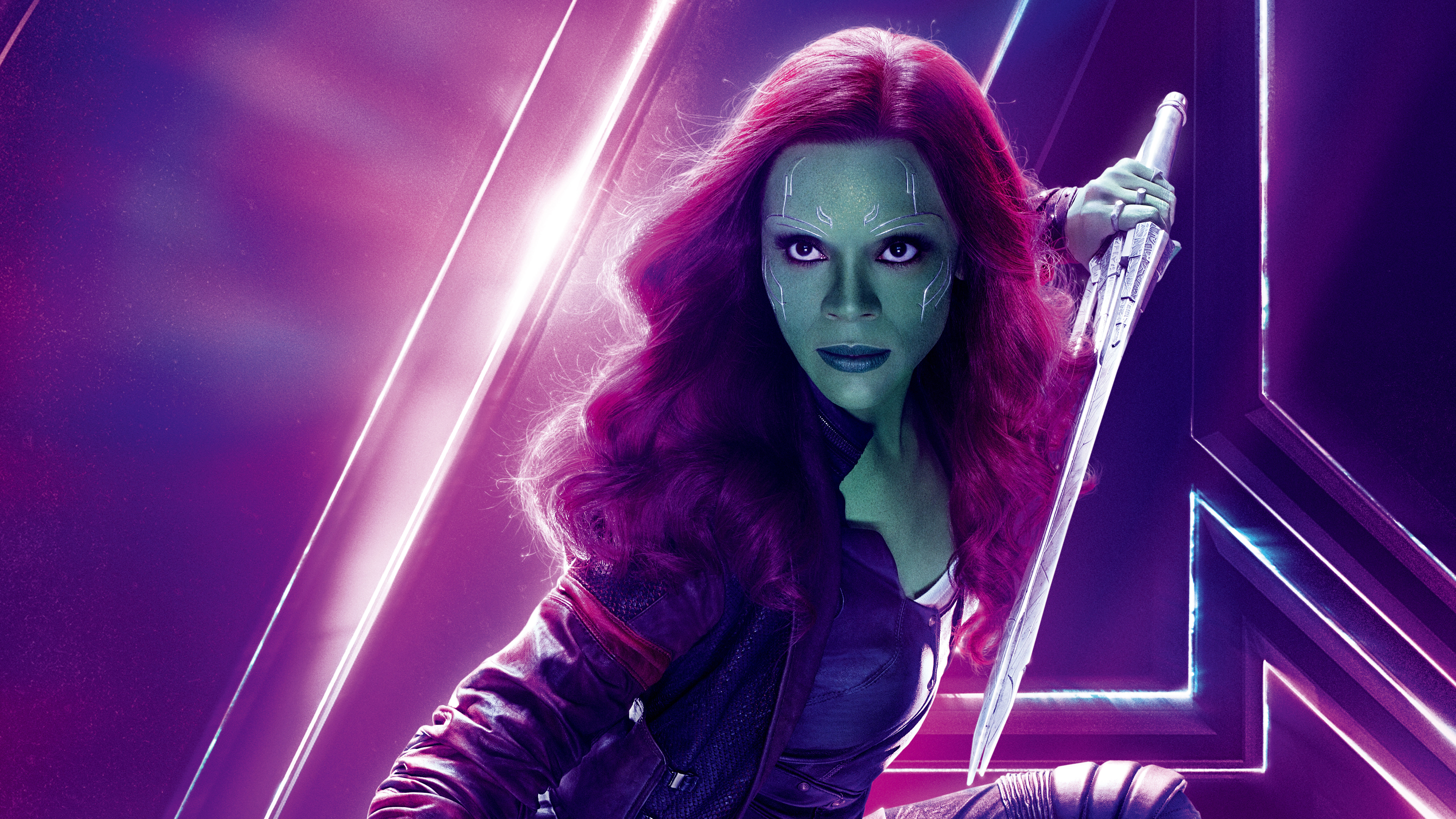 Gamora In Avengers Infinity War 8k Poster HD Wallpaper Mafia