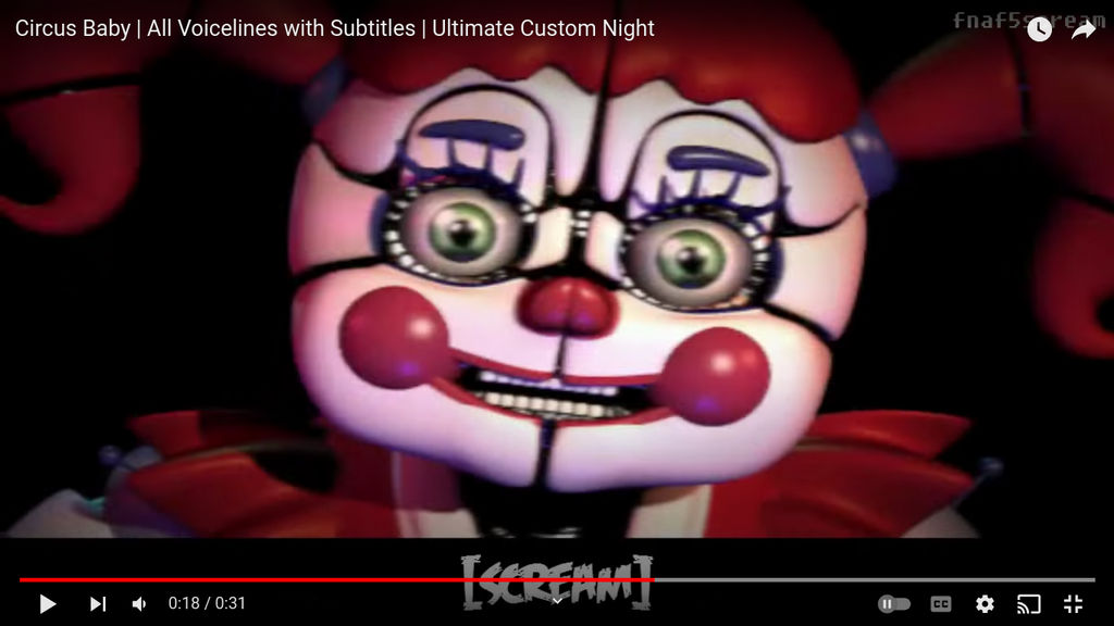 Circus Baby By Gnisca2152 Dha72rg Full Wallpaper