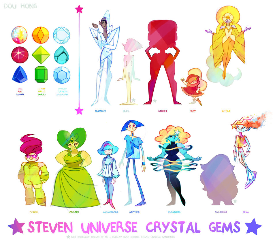 Steven Universe Crystal Gems Plete By Dou Hong