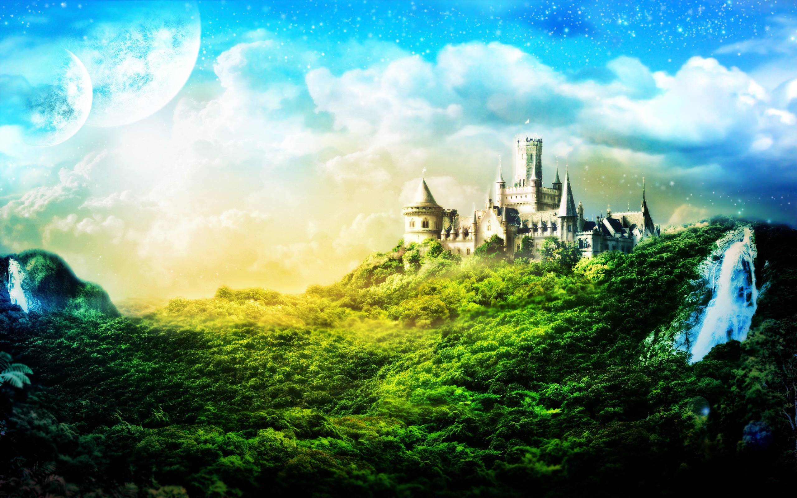 The Castle From A Fairy Tale Wallpaper And Image