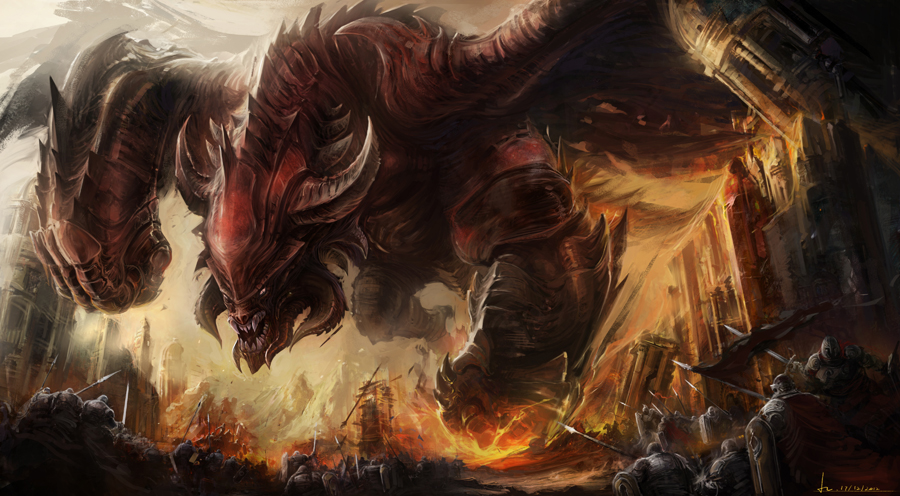Devil Dragon By Mooziadesignstudio