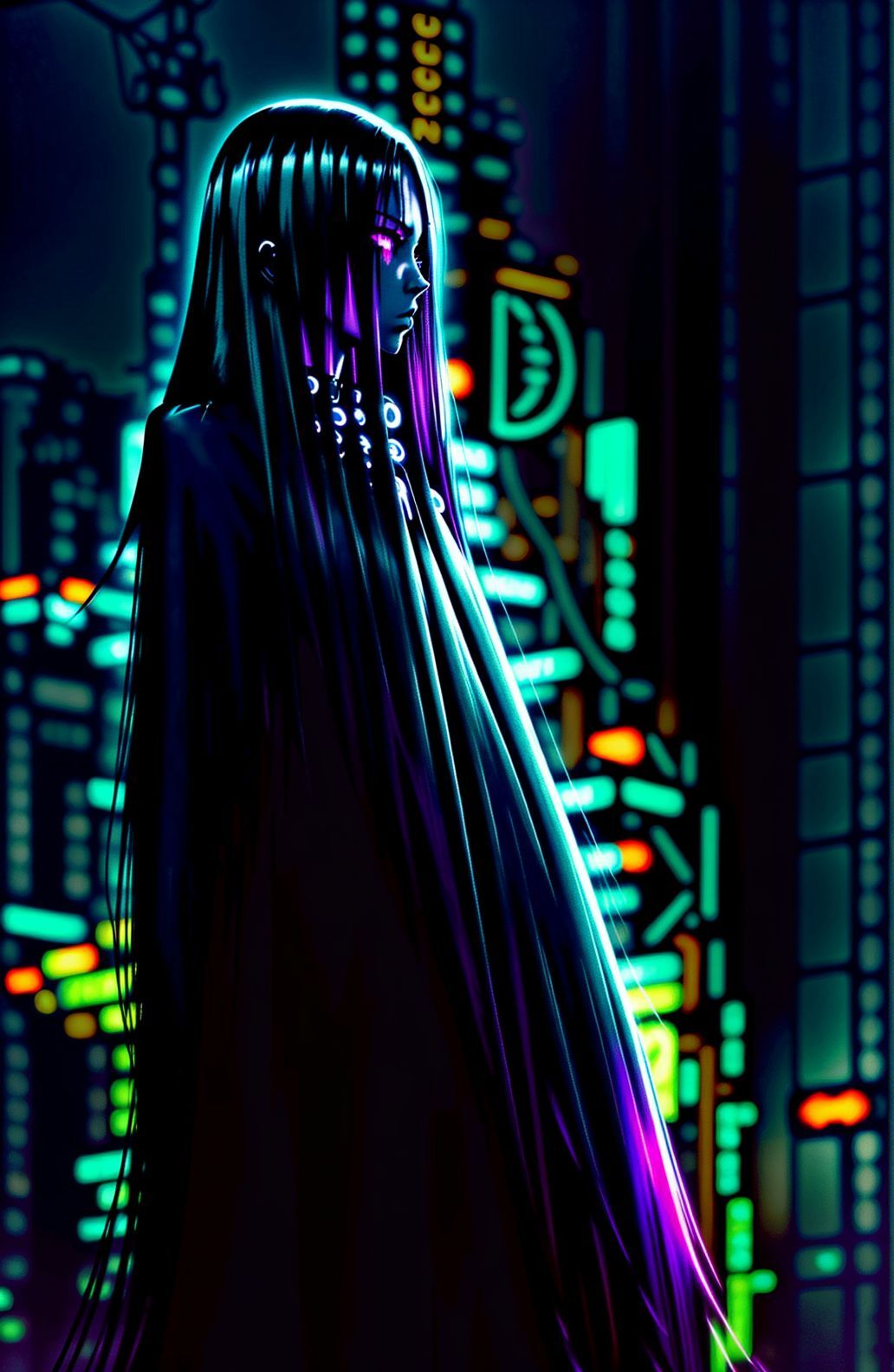 Dark Anime Girl Wallpaper