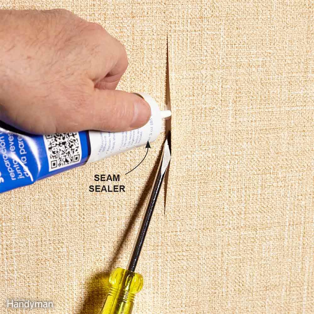 fix a wallpaper seam if you have a seam that s coming apart reactivate