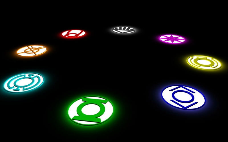 Lantern Red Corps Blue Indig Space Stars HD Wallpaper