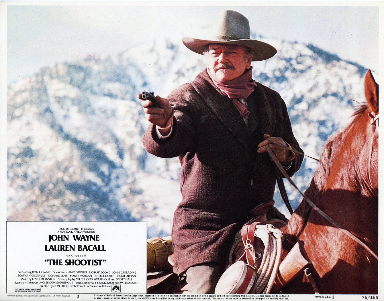 Card For The Shootist Is A American Western