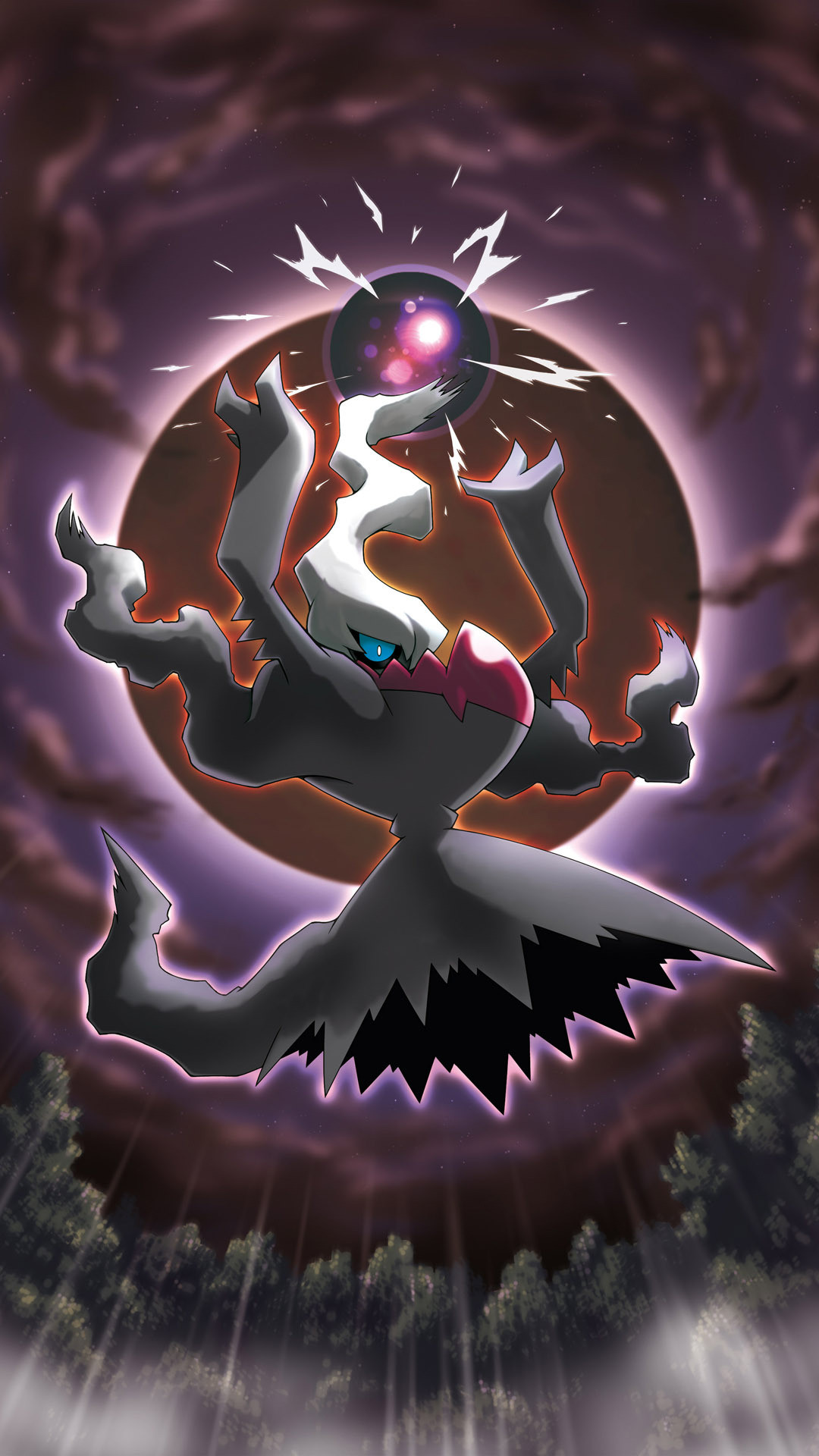 Darkrai Pokemon Pixel Art Phone Wallpaper