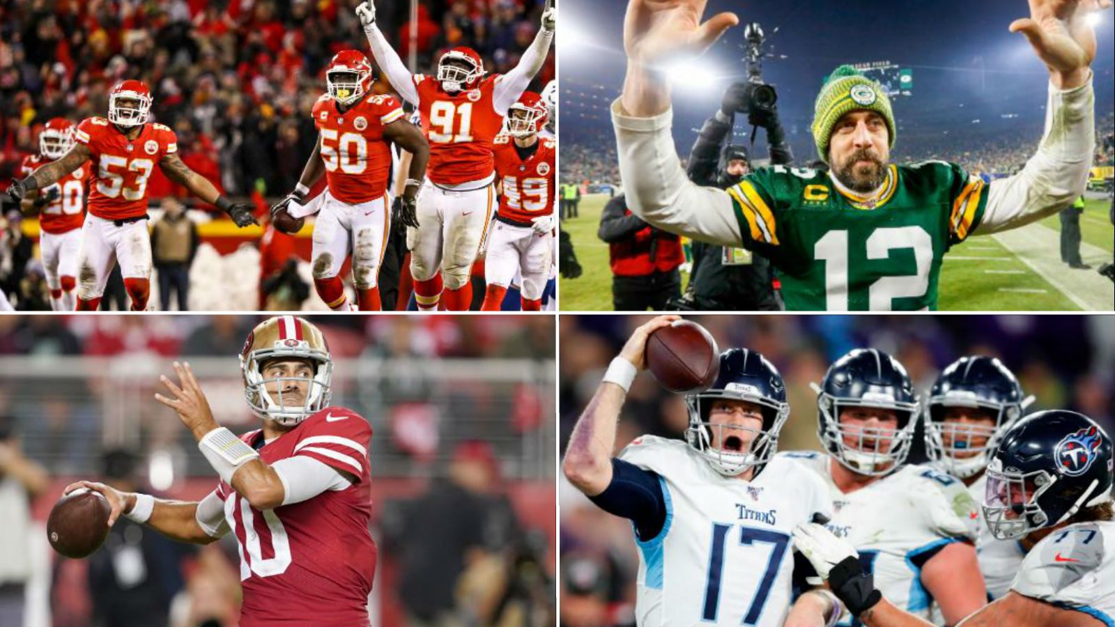 Four Nfl Teams Square Off To See Who Will Play In Super Bowl Liv