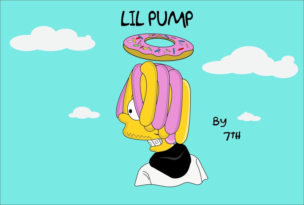 Lil Pump The Simpsons By 7thkun